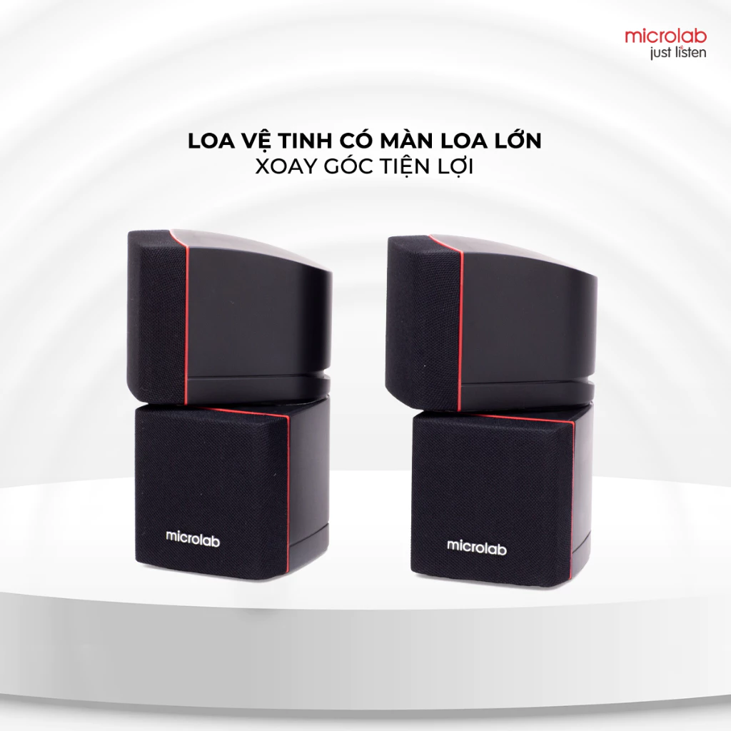 Loa vệ tinh xoay được