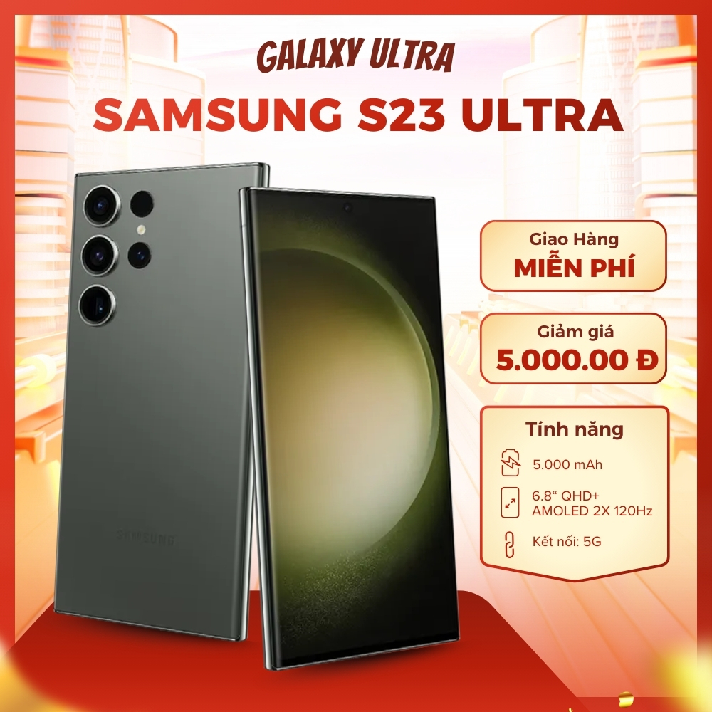 Điện Thoại Samsung Galaxy S23 Ultra 5G - Like New 99%