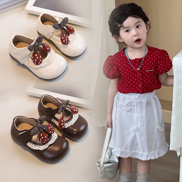 Bella neman2026 Mẫu giày Mary Jane thời trang mới cho bé gái, giày lười PU mềm mại