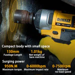 【Miễn phí 2 pin】Cờ búa tác động Dewalt 20v Máy Siết Bulong không dây không chổi than chính hãng — ảnh 7