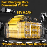 【Miễn phí 2 pin】Cờ búa tác động Dewalt 20v Máy Siết Bulong không dây không chổi than chính hãng — ảnh 5