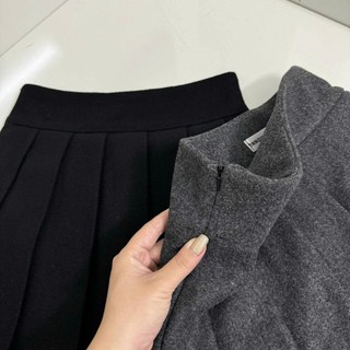 Chân Váy Dạ Xếp Ly Có Quần Trong Xinh Xắn Mùa Tết