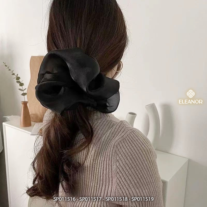 Dây buộc tóc nữ scrunchies Eleanor Accessories to phồng nhiều màu phụ kiện tóc cột tóc nữ 11516
