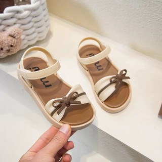 Sandal dây thắt nơ (PHOM NHỎ) cho bé gái từ 4 đến 10 tuổi chất liệu eva siêu nhẹ mềm