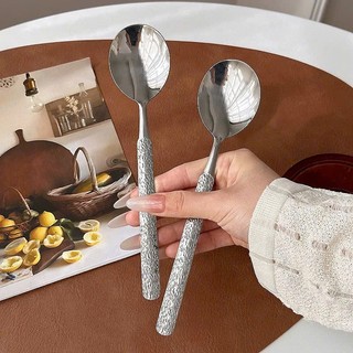 Thìa ăn cơm, đũa inox phong cách hàn quốc, combo đũa muỗng inox ăn cơm cán dài thép không gỉ cao cấp