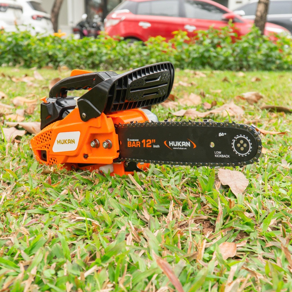 Máy Cưa Xích Chạy Xăng 12 Inch HUKAN (Gen2) G2-CXX1202 | 1.0KW | 24.5cc | Nhẹ 3.5kg | Cắt Mạnh