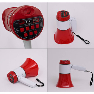 Loa Phóng Thanh Cầm Tay Music Box MB50 Cổng USB, Thẻ Nhớ, Bluetooth, Thu Âm Lặp Lại, Nói Trực Tiếp, Rao Hàng Megaphone