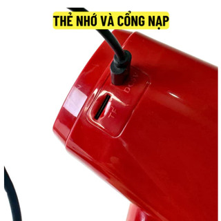 Loa Phóng Thanh Cầm Tay Music Box MB50 Cổng USB, Thẻ Nhớ, Bluetooth, Thu Âm Lặp Lại, Nói Trực Tiếp, Rao Hàng Megaphone