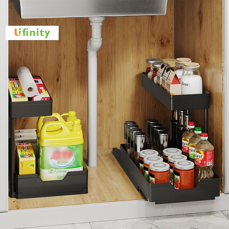 Lifinity Kệ Đa Năng 2 Tầng Có Thanh Trượt - Chất Liệu Chống Gỉ, Thiết Kế Chắc Chắn, Dễ Vệ Sinh