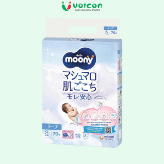 Tã Moony Xanh Nhật Bản Chính Hãng Siêu Mềm Mại Thấm Hút Vượt Trội Chống Tràn Cho Bé Yêu Ngủ Ngon