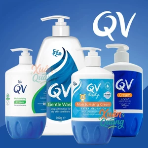 Kem dưỡng da cho bé Ego QV Baby Moisturising Cream 250g | Qv Cream With 10% Glycerin | QV Gentle Wash 500ml