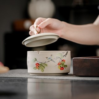 Nhiều Mẫu Mã Hũ Gốm Thô Ceramic Có Nắp Chống Mùi Chống Bụi Chống Tro Bay