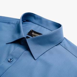 [T7_SALE 30%_HT] Áo Sơ Mi Nam Ngắn Tay Xanh Thiết Kế Túi Ngực 9SMCB558XAH Biluxury Form CASUAL FIT Kháng Khuẩn Bền Màu