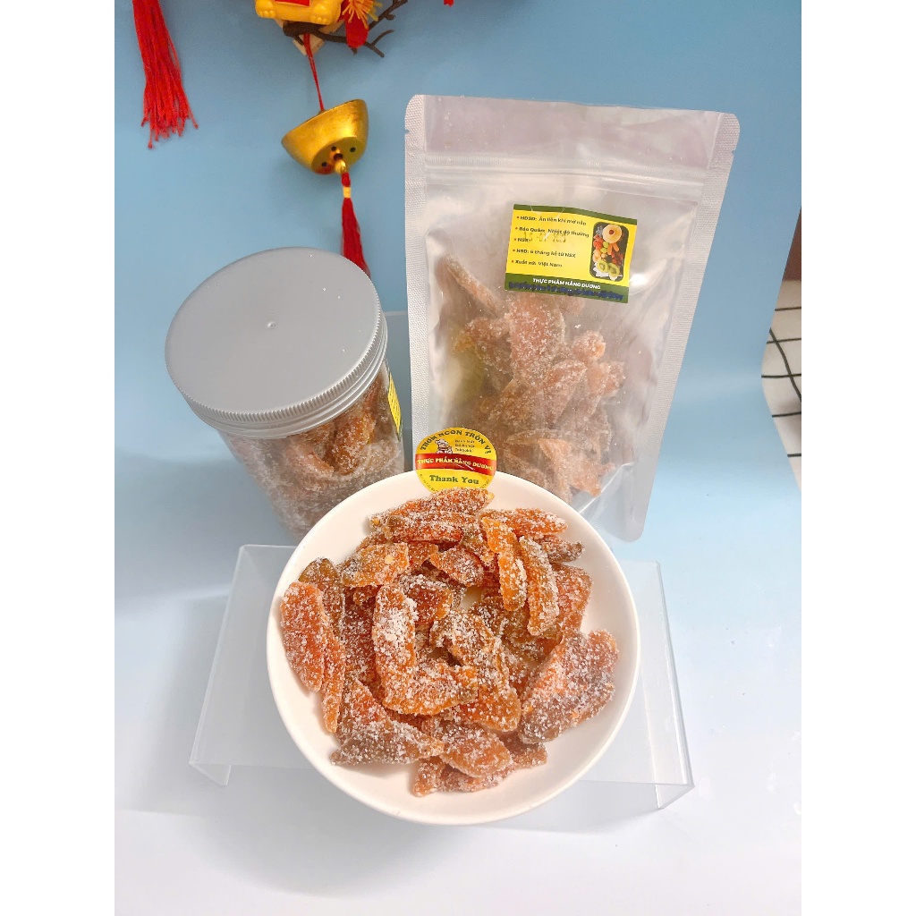 Mứt Cóc Cay Ngào Đường_ăn vặt, food, ngon
