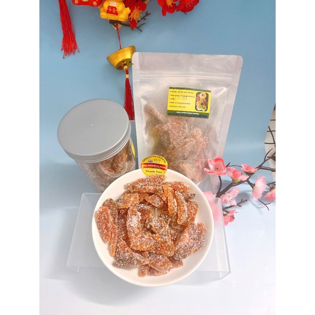 Mứt Cóc Cay Ngào Đường_ăn vặt, food, ngon