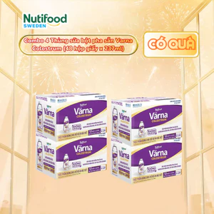 Combo 4 Thùng sữa bột pha sẵn Varna Colostrum (48 hộp giấy x 237ml)