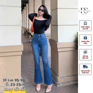 Quần Jeans Nữ Ống Loe Cao Cấp Nhiều Mẫu Cạp Cao Chất Jean Mềm Mịn Co Giãn Ảnh Thật 100% J872