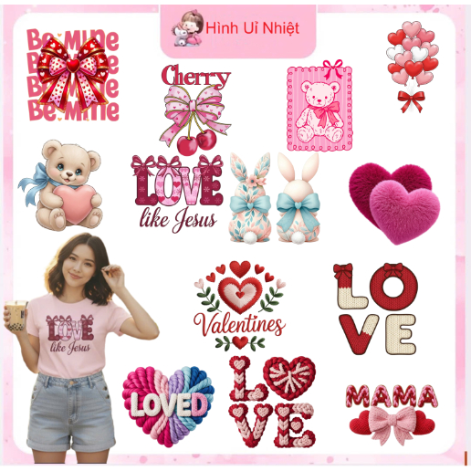 Hình ủi nhiệt quần áo nhiều mẫu nhiều size,ủi tại nhà bằng bàn là bàn ủi khô,miếng vá áo