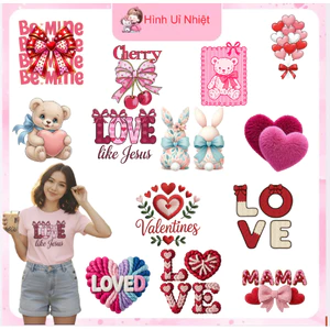 Hình ủi nhiệt quần áo nhiều mẫu nhiều size,ủi tại nhà bằng bàn là bàn ủi khô,miếng vá áo