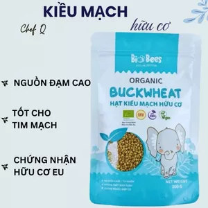 Hạt Kiều Mạch Nguyên Chất Bio Bees 200g | Buckwheat Hữu Cơ | Ngũ Cốc _Nấu Cháo – Làm Bánh – Eat Clean