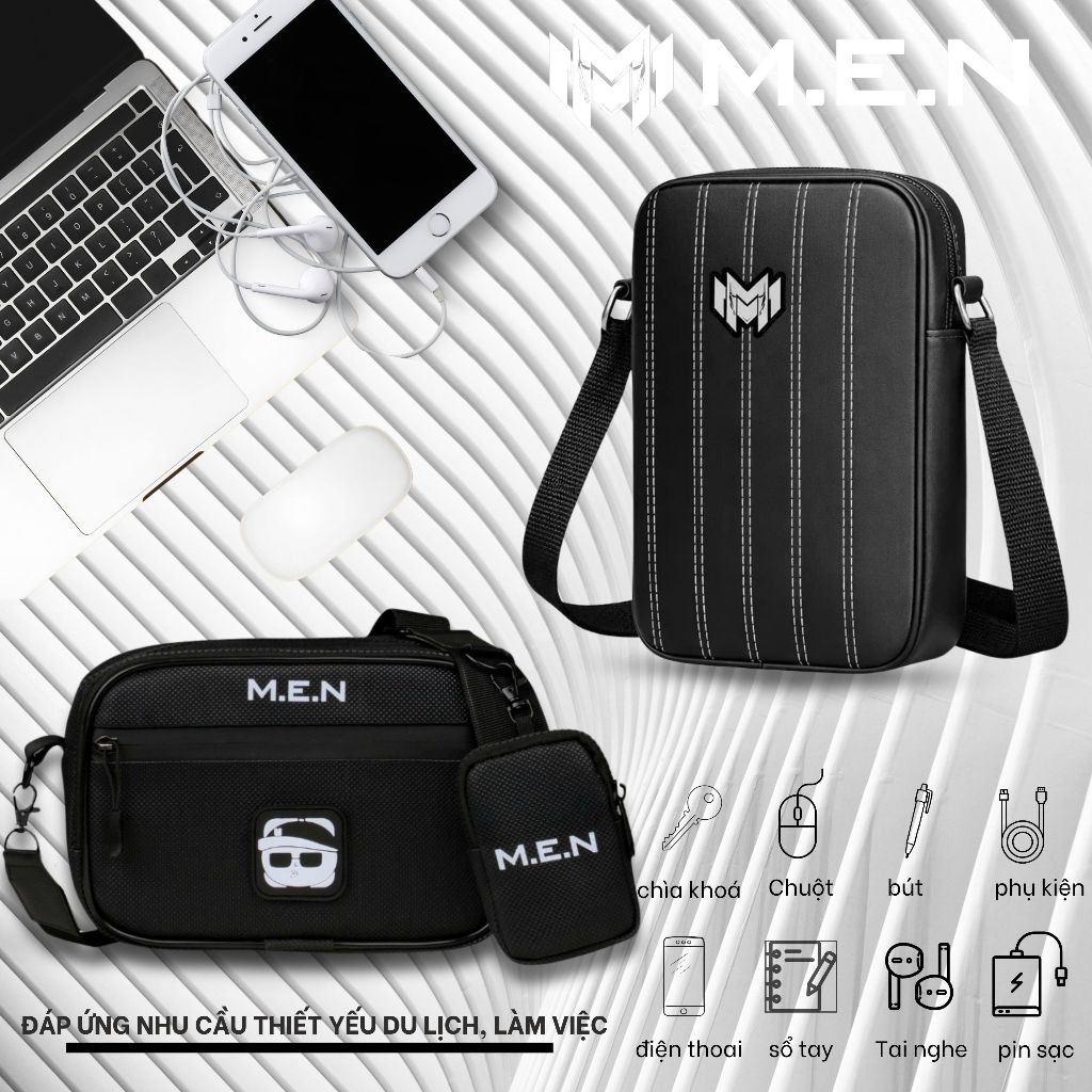 Túi đeo chéo sang trọng M.E.N BX5.Captand kiểu đứng nhỏ gọn tiện ích [RẺ TRONG THÁNG]