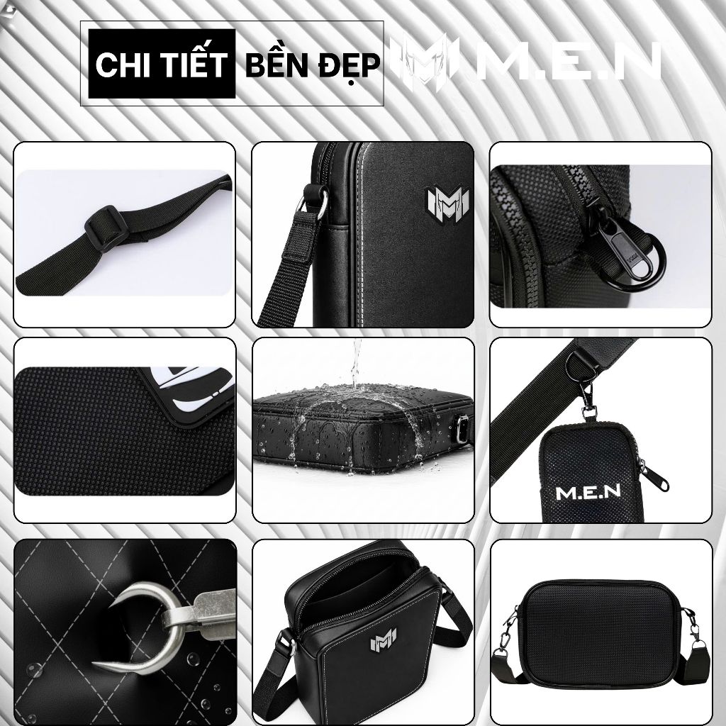 Túi đeo chéo sang trọng M.E.N BX5.Captand kiểu đứng nhỏ gọn tiện ích [RẺ TRONG THÁNG]