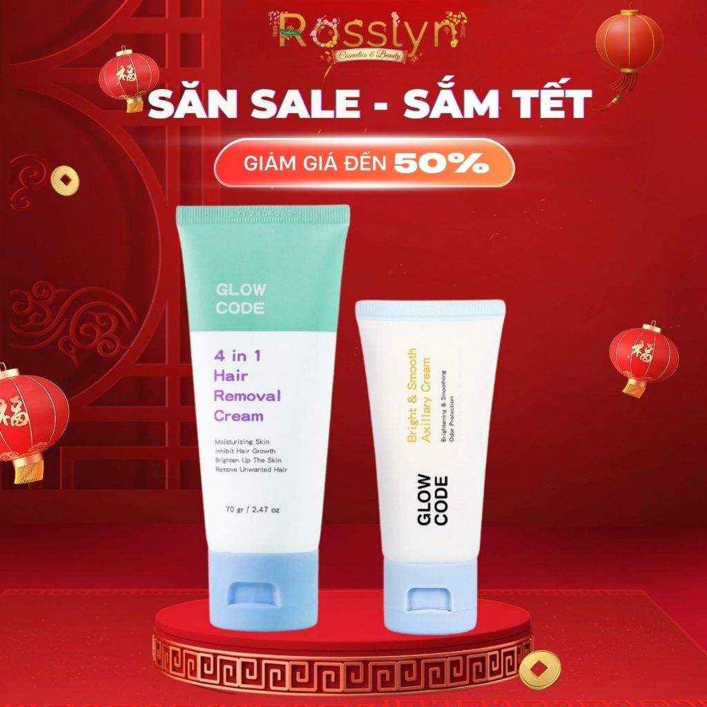 Kem dưỡng trắng da GlowCode với Niacinamide giúp da sáng mịn và giảm ...