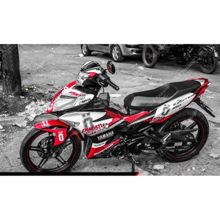 Tem trùm exciter 150 đỏ trắng ducati, độ team xe dán đời 2015-2020