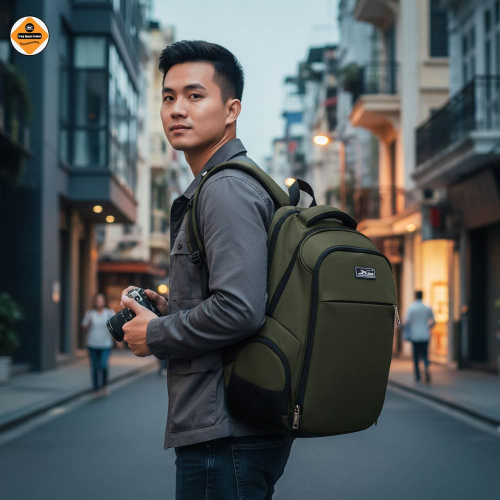 Balo Du Lịch Loại Lớn Xbags Travel XB 1001 - Balo Phượt Đa Năng, Ngăn Chống Sốc Laptop 17 Inch, Vải Chống Thấm Nước!