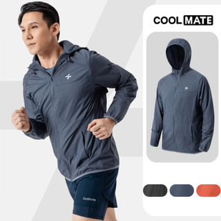 Áo khoác thể thao, chạy bộ Trail Windbreaker Nylon Ripstop siêu nhẹ thoáng khí, trượt nước Coolmate