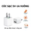 Cóc Sạc 0.5V - 1A thiết kế nhỏ gọn dùng sạc đèn pin, đèn ngủ, loa mini, quạt usb