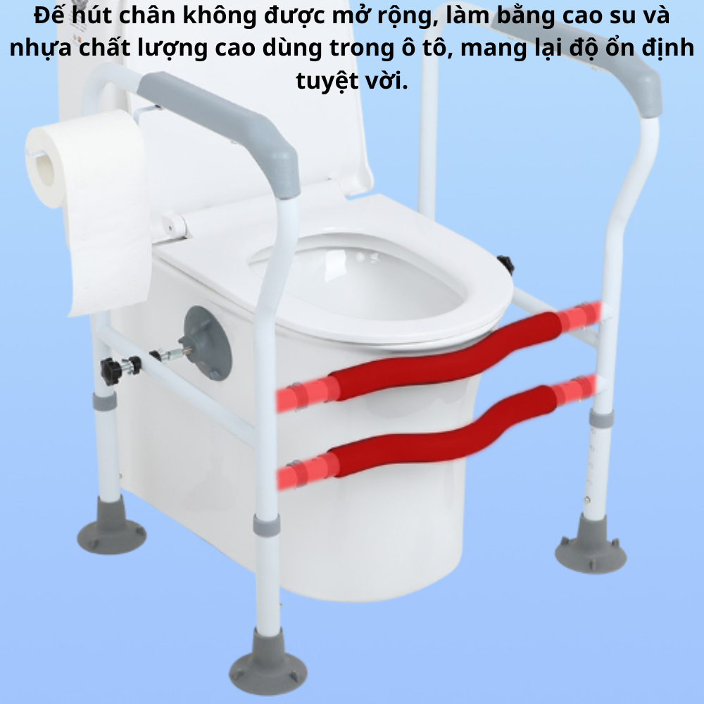 Tay vịn nhà vệ sinh đa chức năng giúp người già và phụ nữ mang thai chống rơi và chống trượt phụ trợ giúp đứng lên