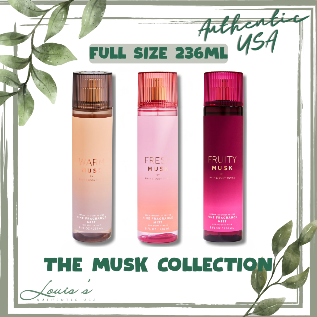 [ FULL ] Body mist BST THE MUSK | WARM FRUITY FRESH MUSK - Xịt thơm Tắm ...