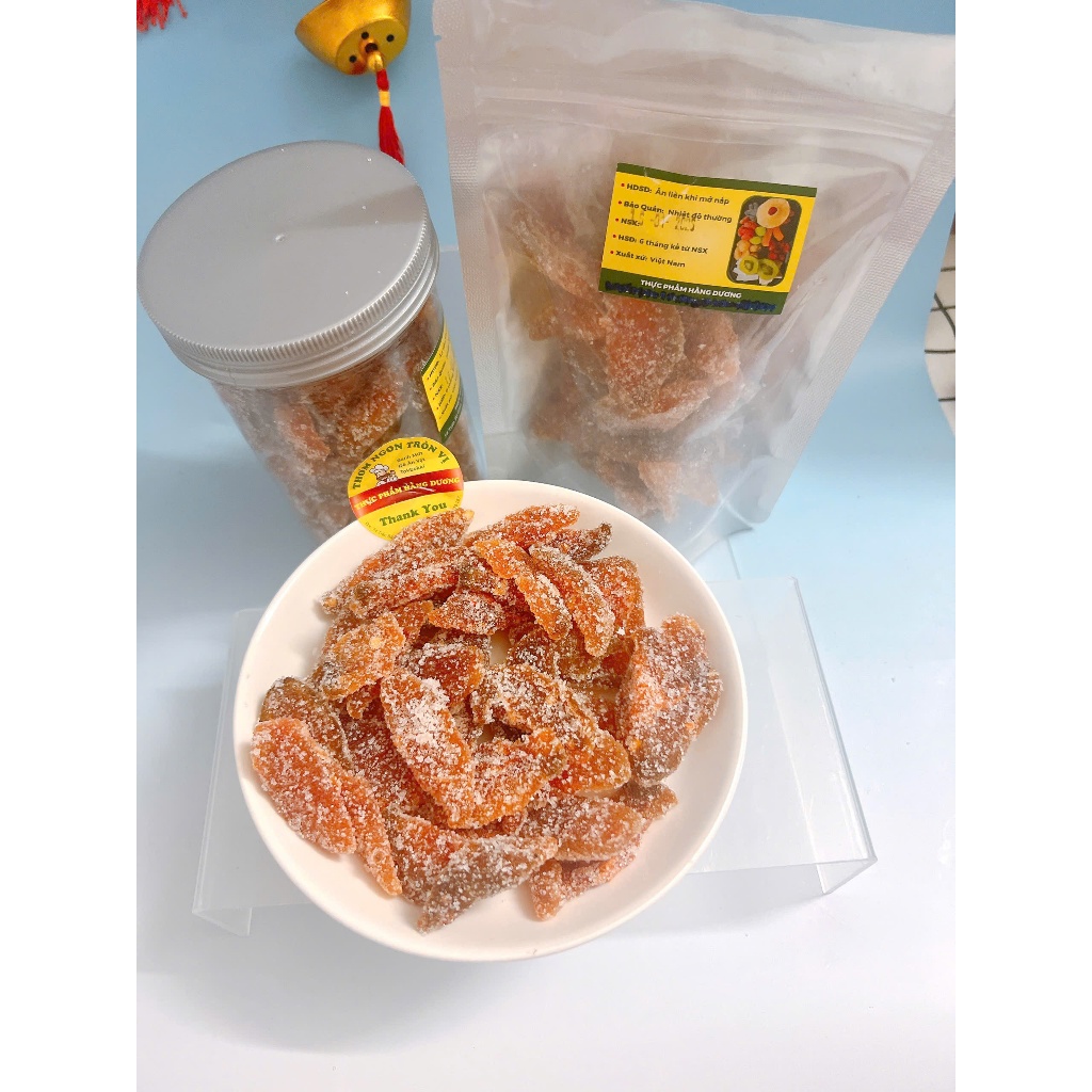 Mứt Cóc Cay Ngào Đường_ăn vặt, food, ngon