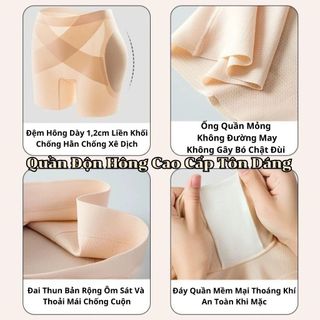 Combo 2 Quần Độn Hông Nữ Su Tôn Dáng Cao Cấp, Quần Lót Độ Dáng Đồng Hồ Cát Mềm Thoáng King Shop N-2028