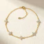 Vòng tay nữ cỏ 4 lá mạ vàng đính đá ZIRCON cao cấp - Biểu Tượng May Mắn Và Thanh Lịch từ ChicEar Jewelry Collection
