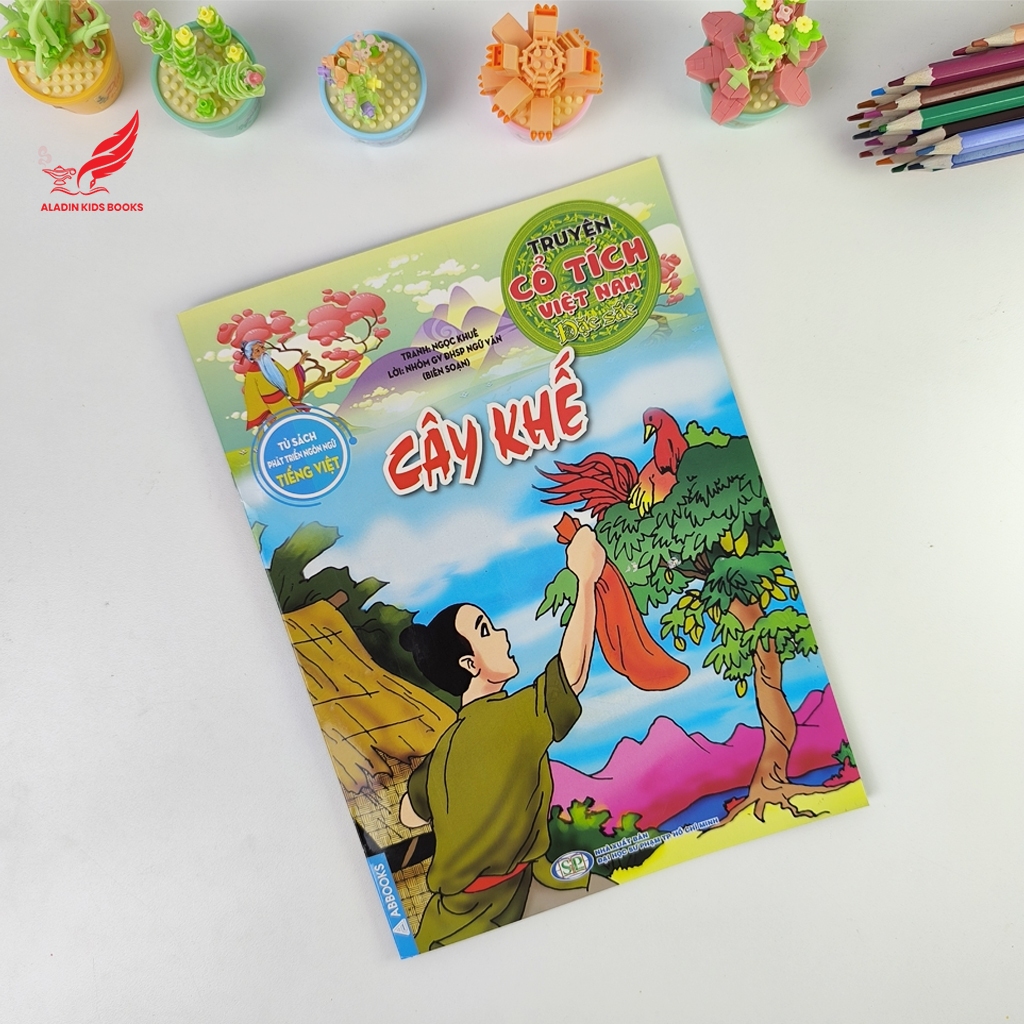 Sách- Bộ truyện Cổ Tích Việt Nam – Tủ Sách Phát Triển Ngôn Ngữ Tiếng Việt cho bé (Sọ Dừa, Tấm Cám..)