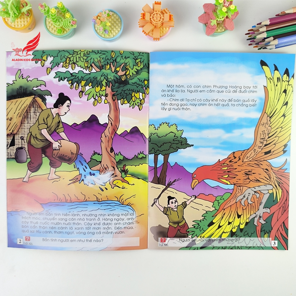 Sách- Bộ truyện Cổ Tích Việt Nam – Tủ Sách Phát Triển Ngôn Ngữ Tiếng Việt cho bé (Sọ Dừa, Tấm Cám..)