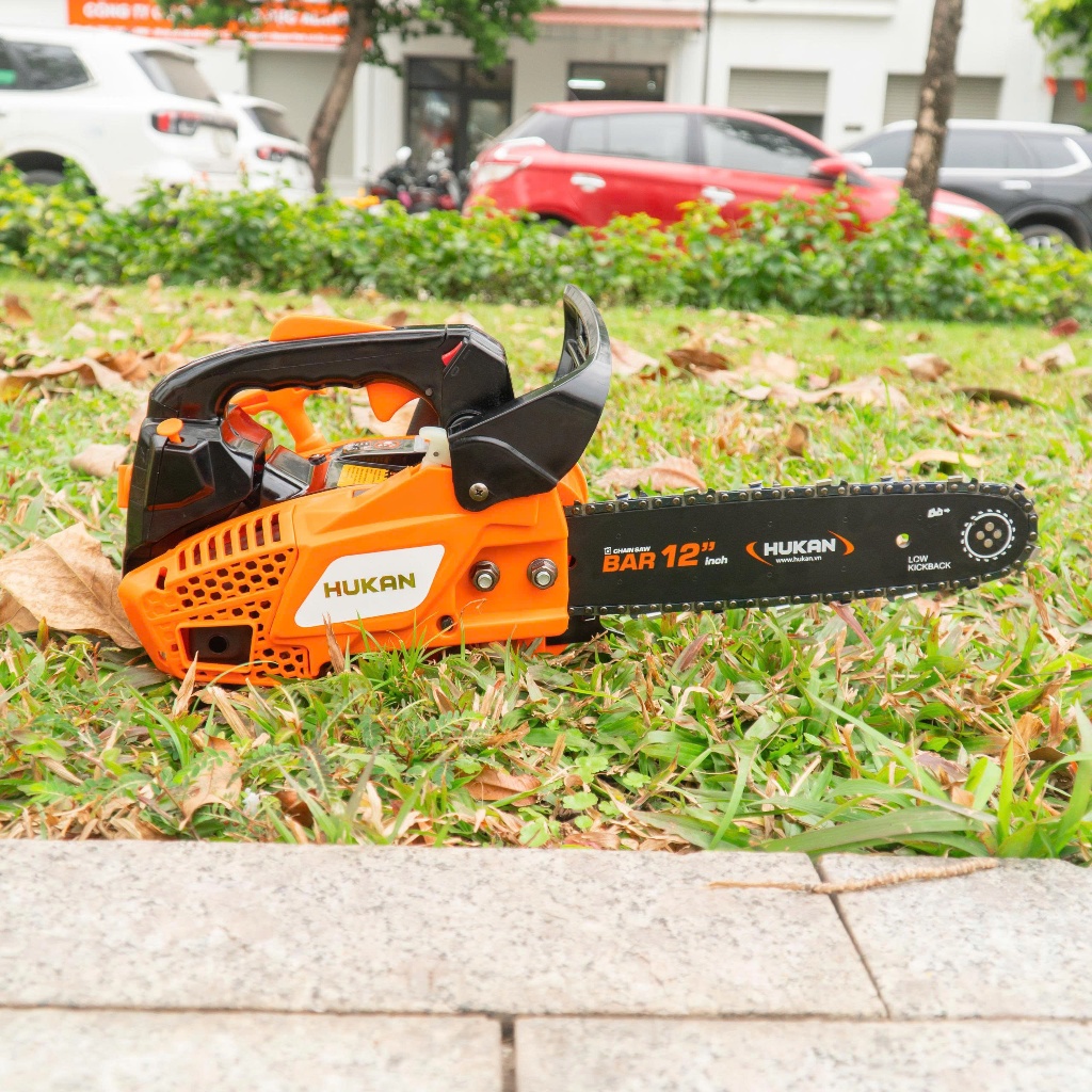 Máy cưa xích xăng HUKAN G2-CXX1202, Lam xích 12inch, Động cơ 2 thì 25.4CC - 1KW, Tốc độ 11.500v/p