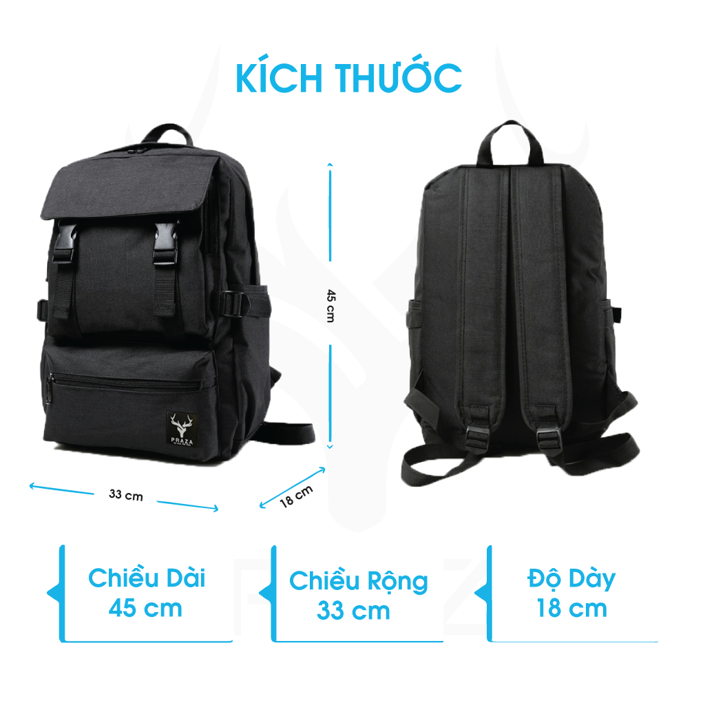Mô tả Balo Du Lịch Phong Cách PRAZA BL172 Hãng Phân Phối Chính Thức - 1