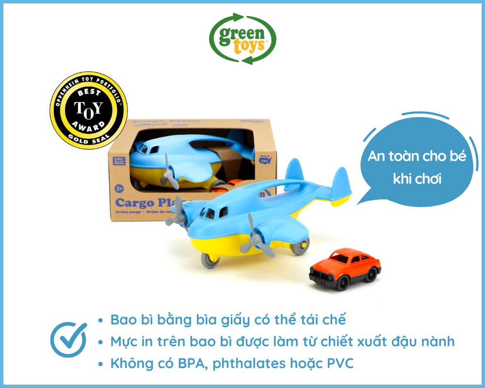 Mô tả Đồ Chơi Máy Bay Vận Tải Green Toys Cho Bé Từ 3 Tuổi - 5