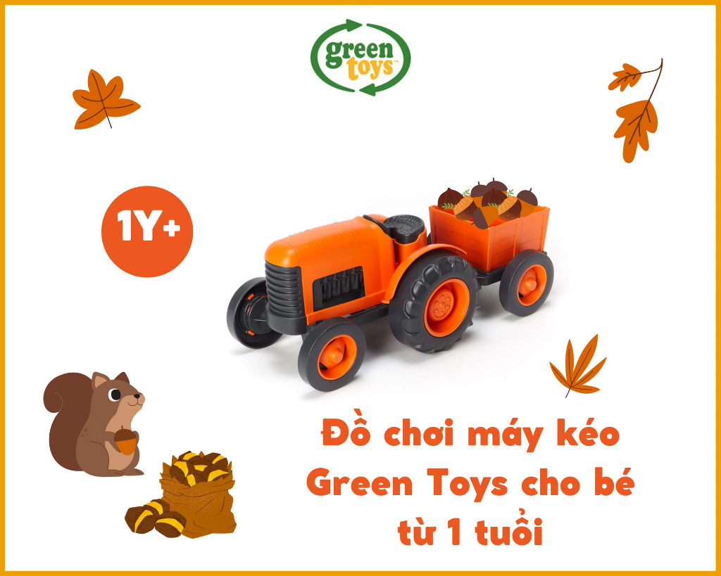 Mô tả Đồ Chơi Máy Kéo Green Toys Cho Bé Từ 1 Tuổi - 1