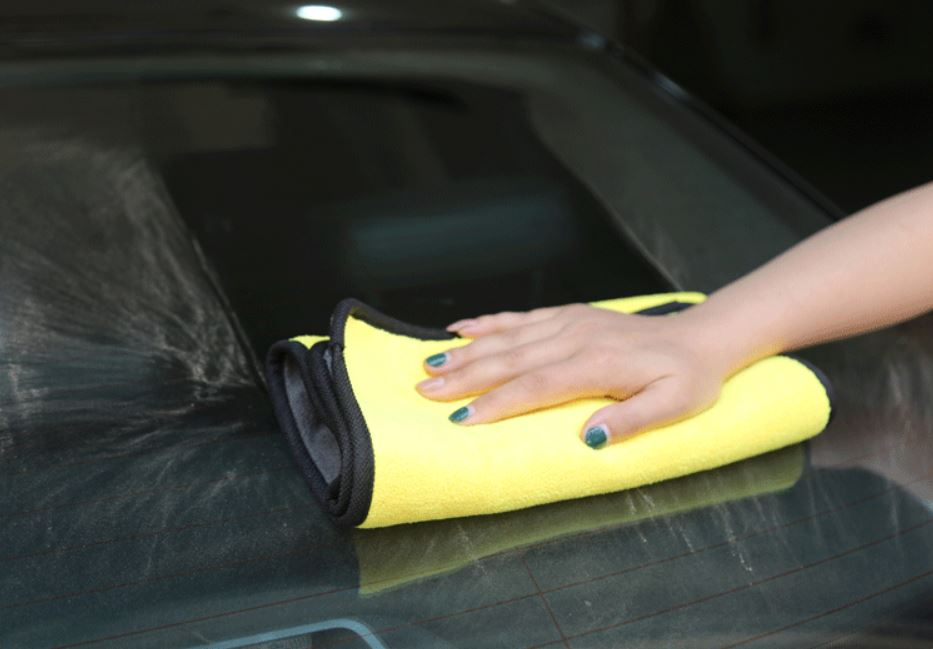 Mô tả Khăn Lau Xe Ô Tô Loại To Khổ 60x30CM Microfiber Chuyên Dùng Đa Năng Siêu Thấm, Dày - Size Cỡ Đại Chính Hãng Amalife - 5