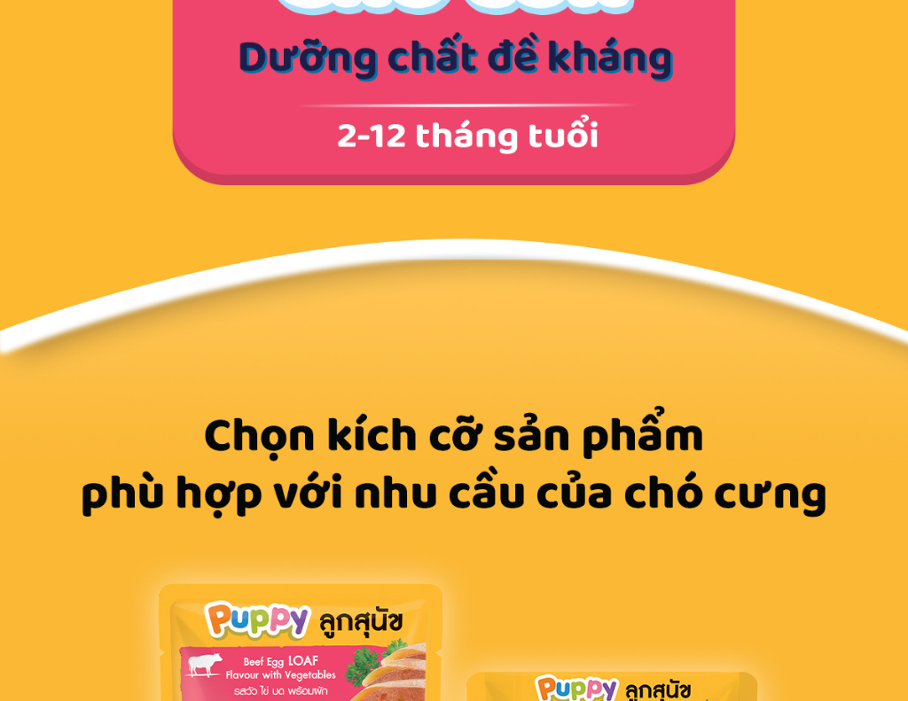 Mô tả Thức Ăn Cho Chó Con Dạng Sốt PEDIGREE NutriDefence - Vị Bò, Trứng và Rau (80g, 12 Gói) - 9