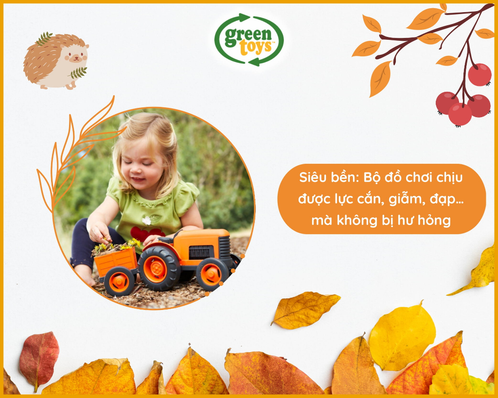 Mô tả Đồ Chơi Máy Kéo Green Toys Cho Bé Từ 1 Tuổi - 4