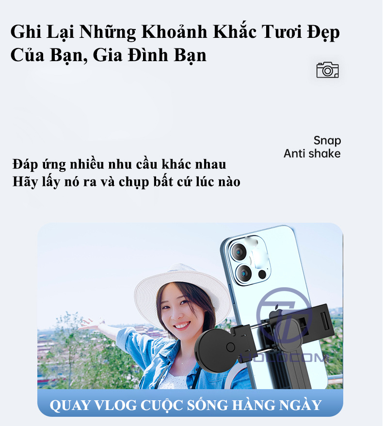 Gậy Chụp Ảnh B11s - Remote Bluetooth