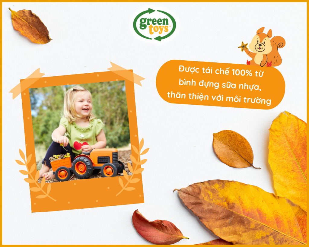 Mô tả Đồ Chơi Máy Kéo Green Toys Cho Bé Từ 1 Tuổi - 2