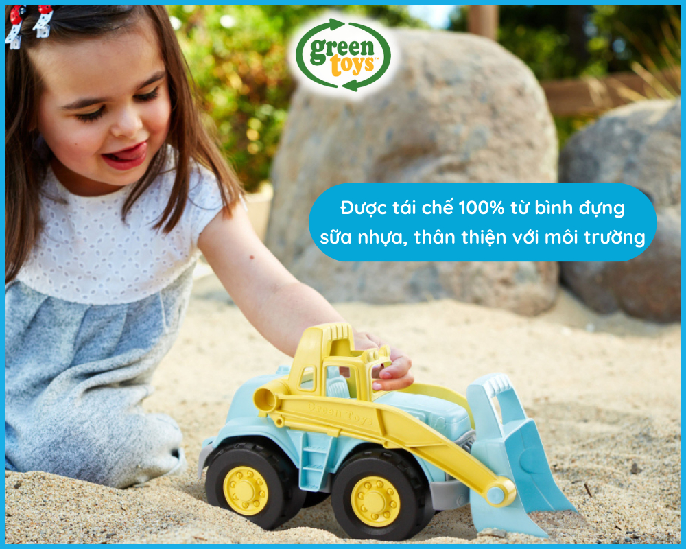Mô tả Đồ Chơi Xe Máy Xúc Càng Cao Green Toys Cho Bé Từ 1 Tuổi - 3