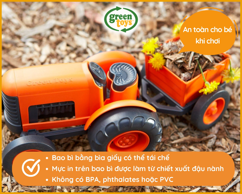 Mô tả Đồ Chơi Máy Kéo Green Toys Cho Bé Từ 1 Tuổi - 5