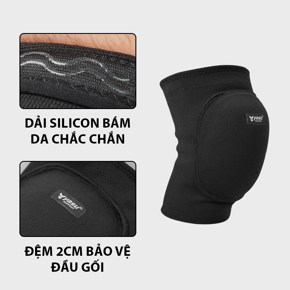 Mô tả Bó gối thủ môn cao cấp có đệm bảo vệ toàn diện đối đá bóng Yasu (1 đôi) - 1